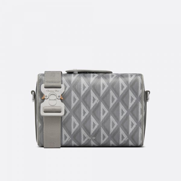 dior lingot messenger bag gray cd diamond canvas